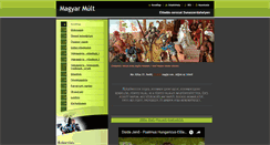 Desktop Screenshot of magyarmult.com